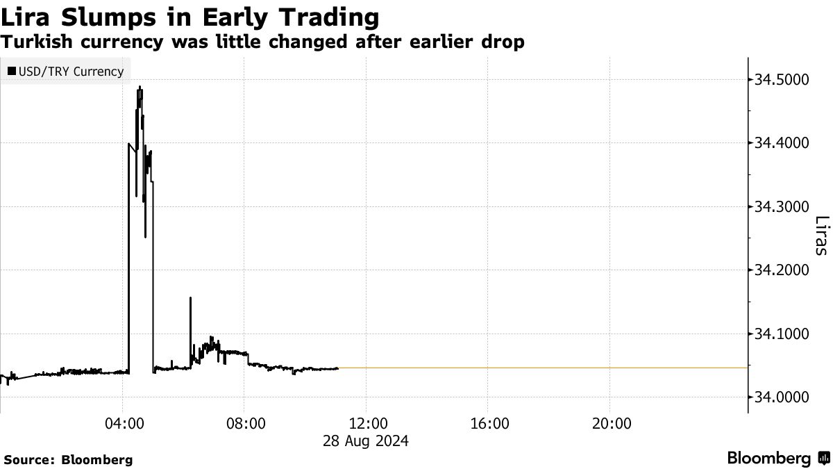 土耳其里拉突發(fā)“閃崩”行情 但隨后迅速平靜  第1張