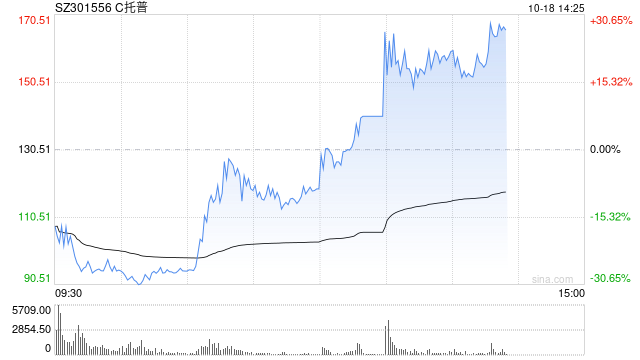 C托普漲7.65%觸發(fā)臨停 早盤一度跌超30%  第1張