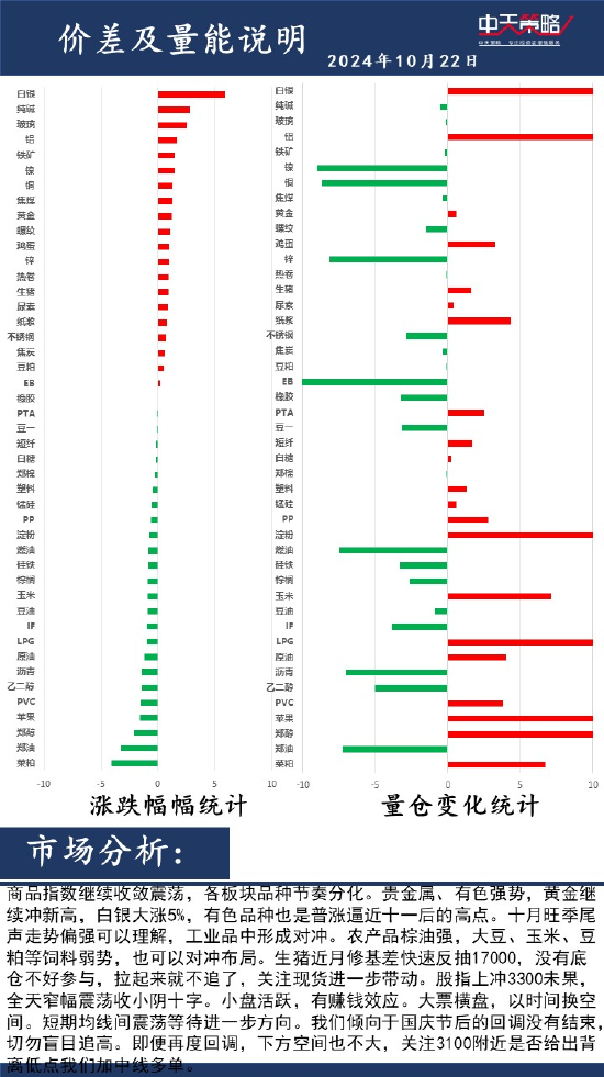 中天策略:10月22日市場分析