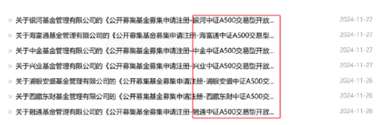 已有46家基金公司布局中證A500指數(shù)：國(guó)泰基金A500ETF規(guī)模278億元同類(lèi)最大，國(guó)金基金9.85億元規(guī)模最小(名單)